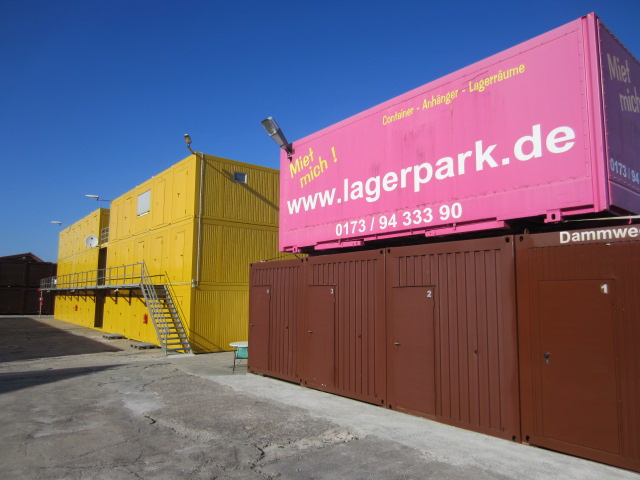 Lagerpark Göckel Standort Dieburg - Büro-Lagercontainer